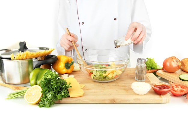 Osoba gotująca w kuchni